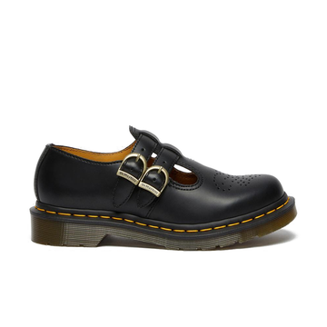 W 8065 Smooth Leather Mary Jane Shoes 'Black'