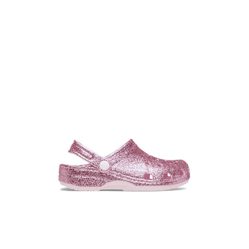 Classic Chunky Glitter Clog TD 'Pink Milk'