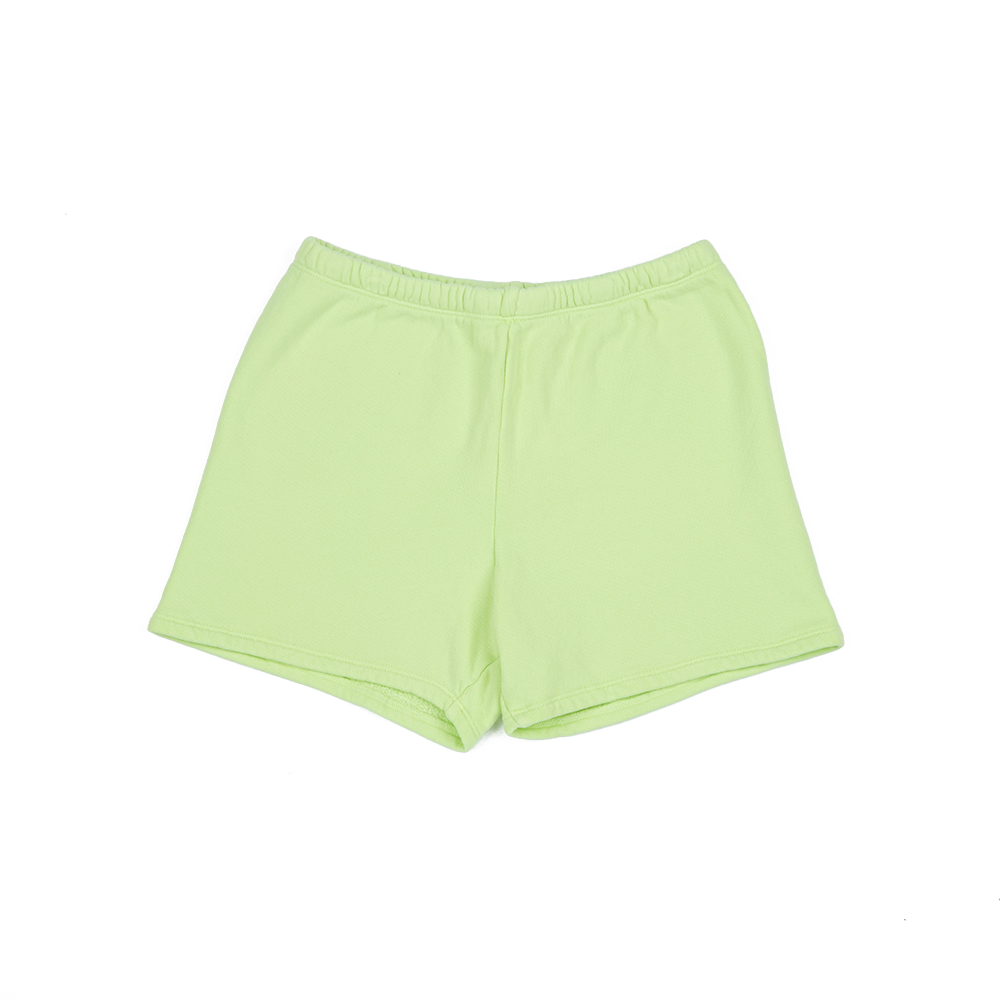 Joah brown fitted sweat shorts in fashion melon