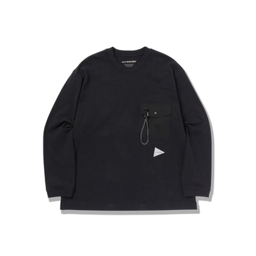 Heavy Cotton Pocket LS Tee 'Black'