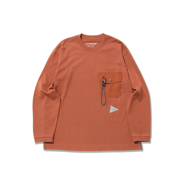 Heavy Cotton Pocket LS Tee 'Red'