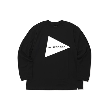 and Wander Logo LS Tee 'Black'