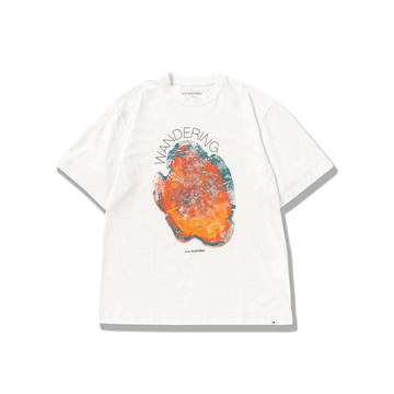 Wandering Printed Tee 'White'