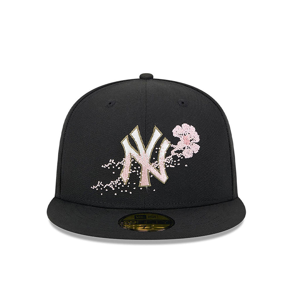 NY Yankees 'Dotted Floral' 'Black'