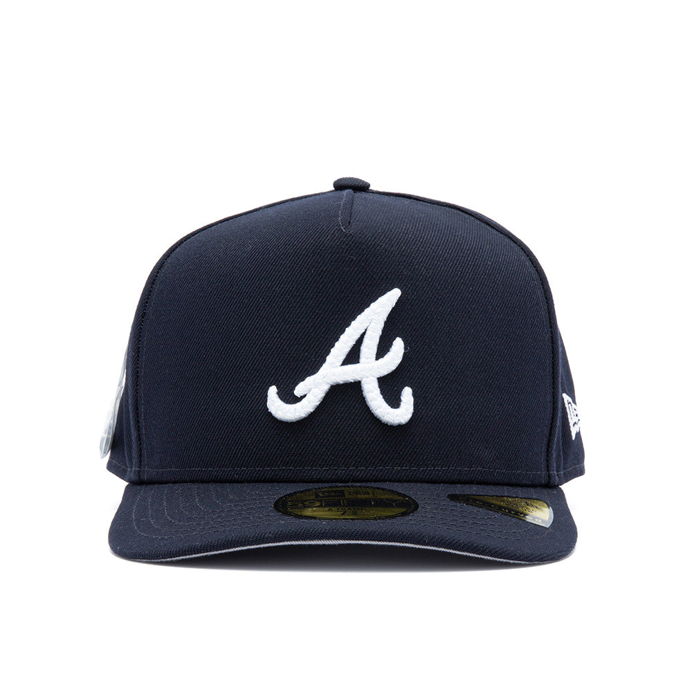Atlanta Braves 59FIFTY Pre-curved - Safety Pin 'Navy'