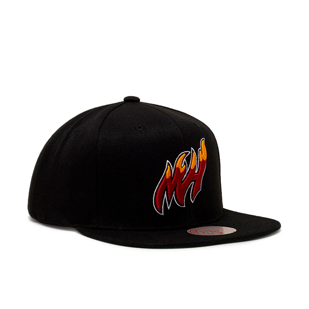 Miami Heat "Flames" Core Basic Snapback 'Black'