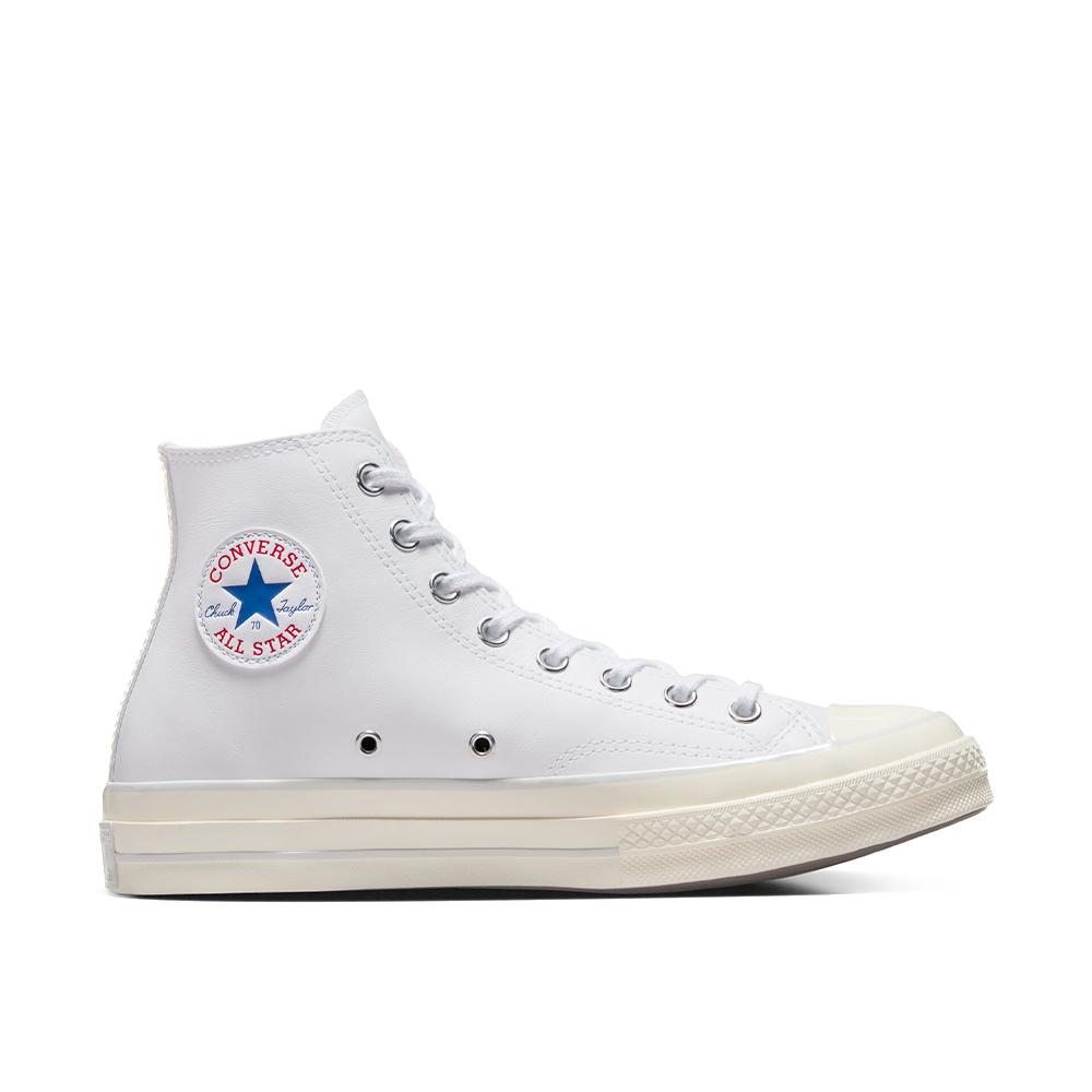 Converse chucks white leather clearance