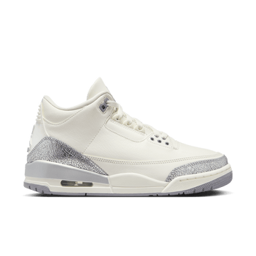 W Air Jordan 3 Retro 'Sail Metallic Silver'
