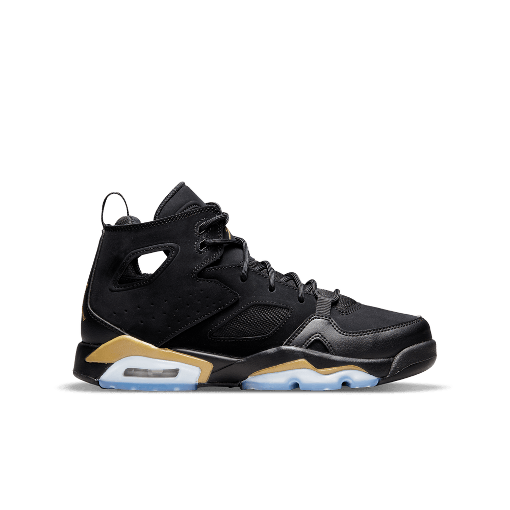 Jordan Flight Club 91 Big Kids Shoes Black Gold