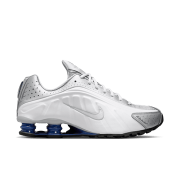 Shox R4 'White Metallic Silver Deep Blue'