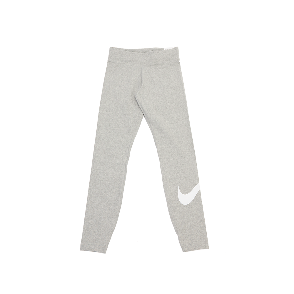 W Sportswear Essential Swoosh Leggings 'Dark Grey Heather/White
