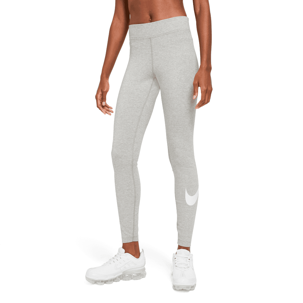 W Sportswear Essential Swoosh Leggings 'Dark Grey Heather/White'