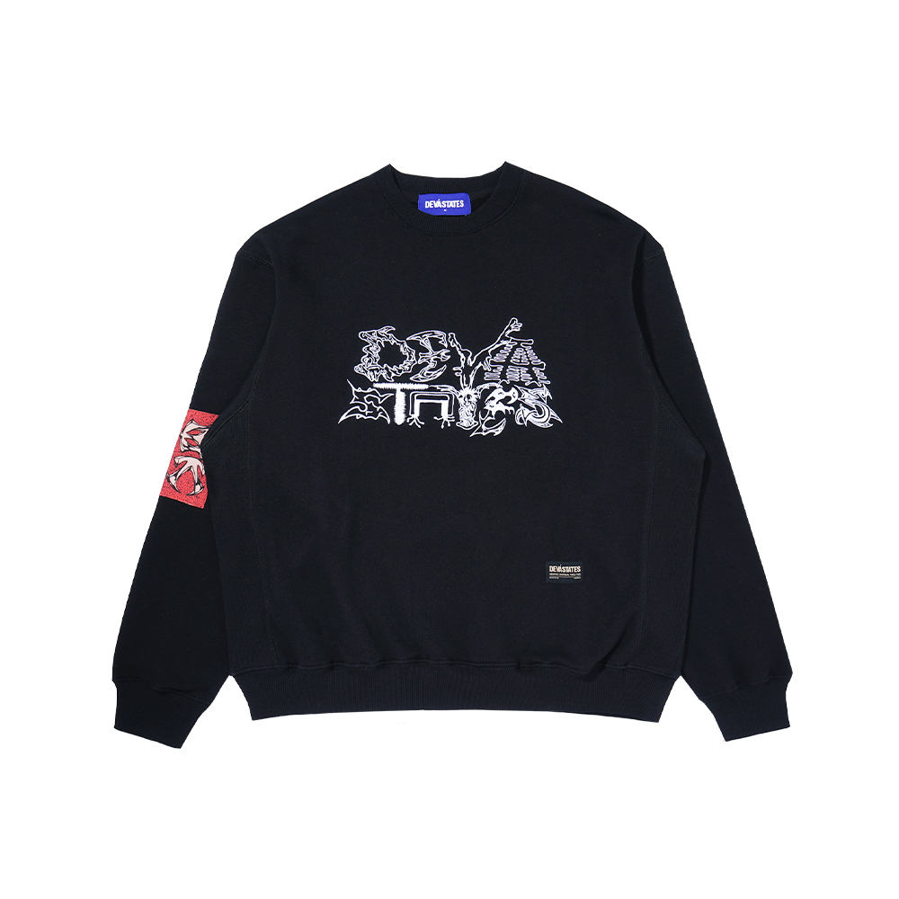 DEVÁ STATES DIGITAL CORRUPTION Crewneck Sweater