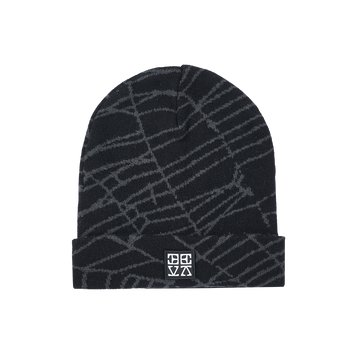 WEB Jacquard Knit Beanie 'Black'