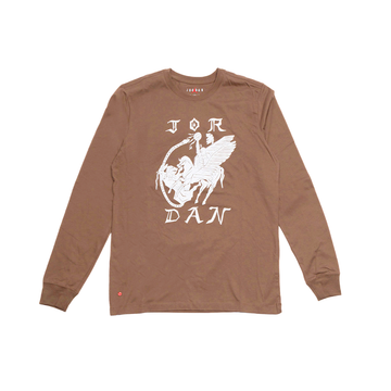 Jordan Artist Series by Umar Rashid Long-Sleeve Tee 'Brown'