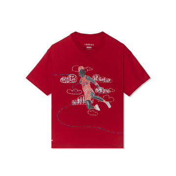 W Jordan Artist Series by Parker Duncan Tee 'Red'