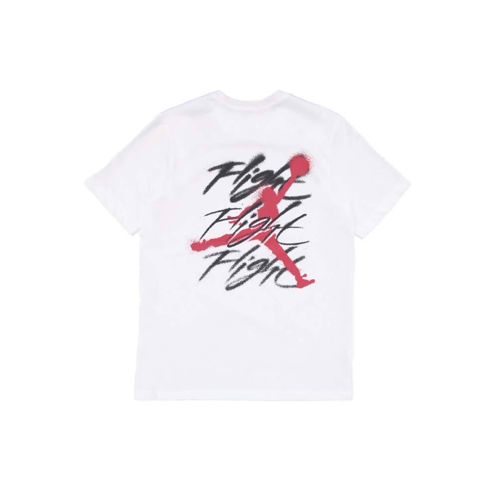 Jordan Graphic T-Shirt 'White/Black/Gym Red'