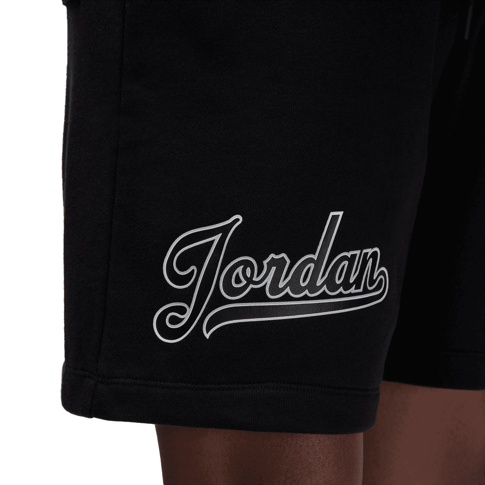 Jordan Flight MVP Fleece Shorts 'Black/White'