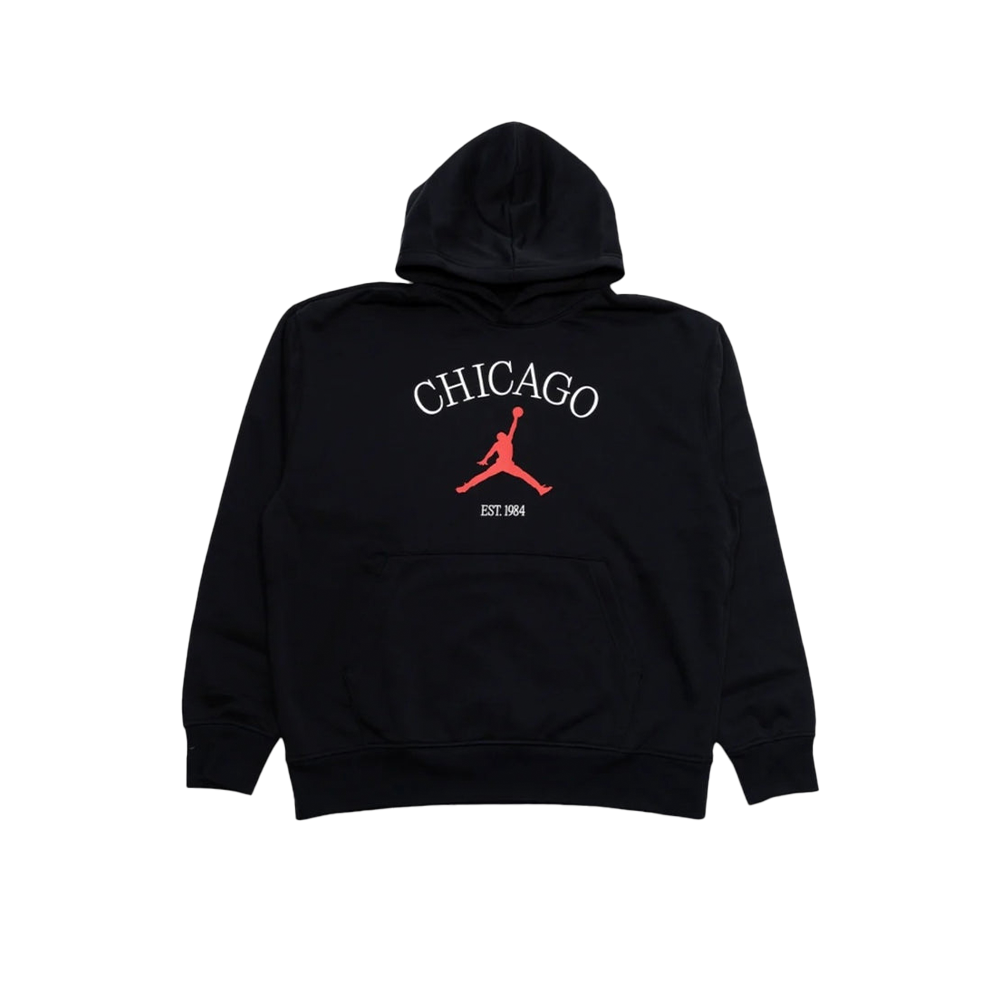 Jordan Chicago Pullover Hoodie Black