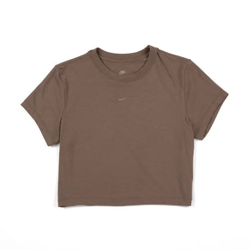 W NSW Chill Knit Cropped Tee 'Mink Brown'