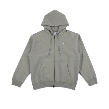 Solo Swoosh FZ Hoodie 'Dark Grey Heather'