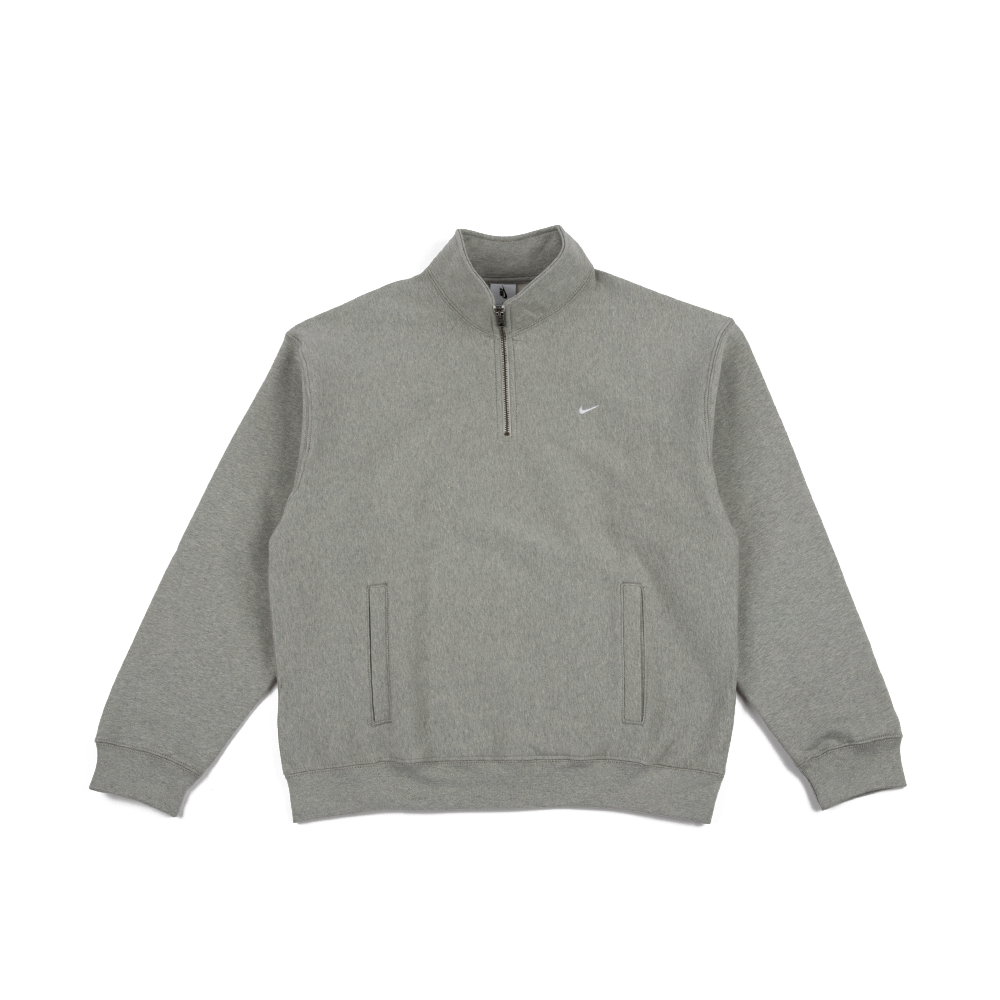 nike grey quarter zip