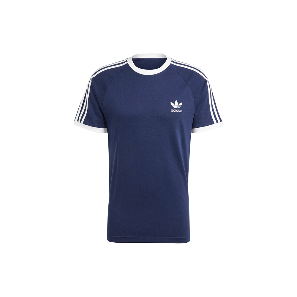 3 Stripe Tee Navy White