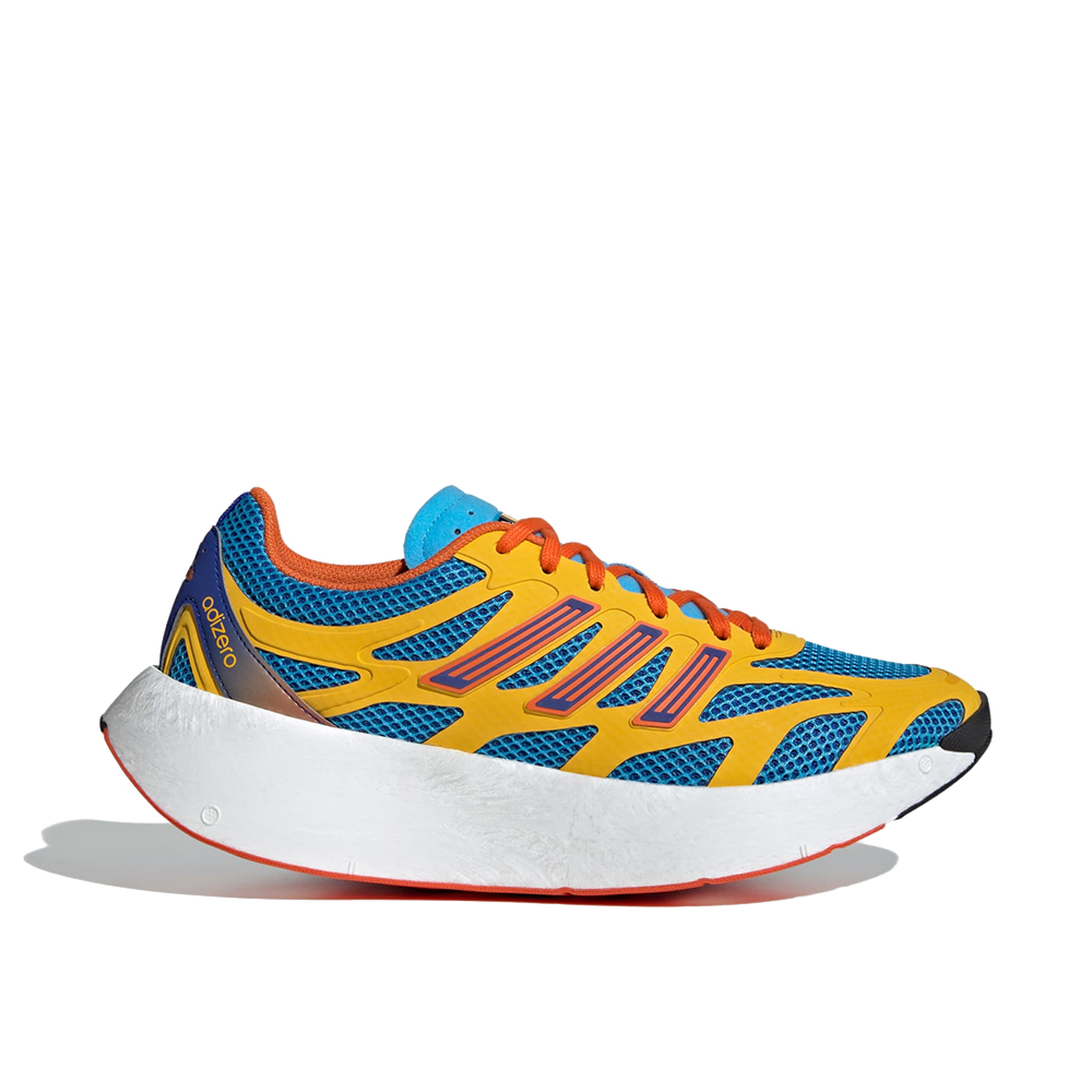 Adidas running shoes blue and orange sales