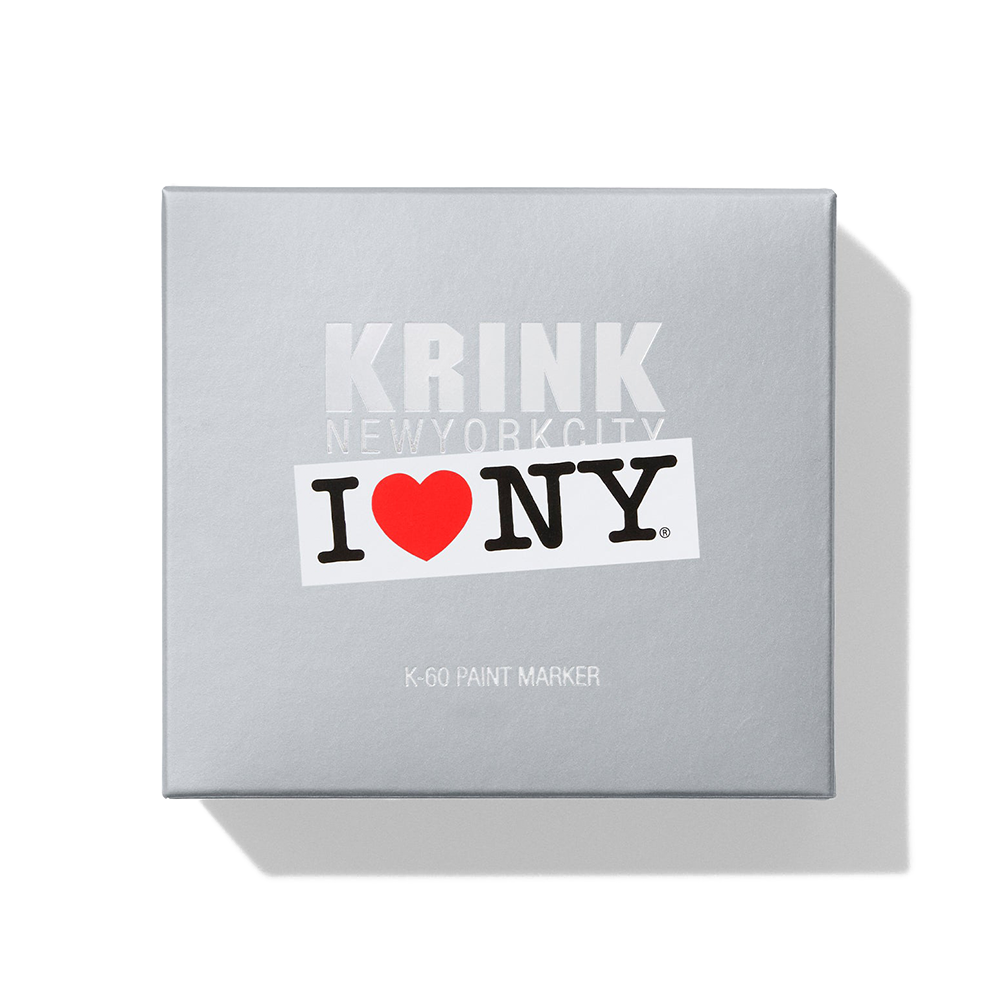 K-60 'I Love NY' Paint Marker 3-Pack 'Black, Silver, Red'