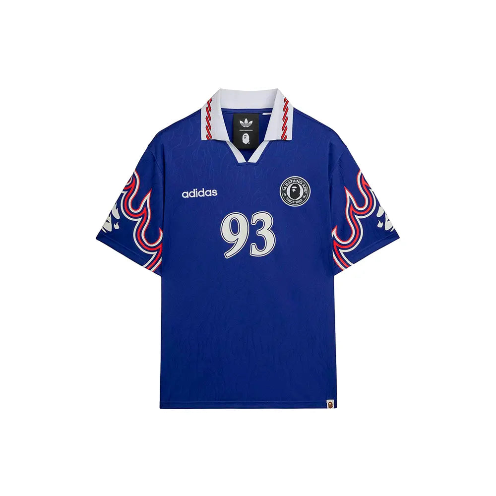 BAPE® x adidas SSL Flame Jersey 'Japan Blue' – TAKOUT® BAPE® x adidas SSL Flame Jersey 'Japan Blue' – TAKOUT®