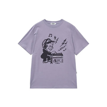 KRB Radio DJ Tee 'Light Purple'