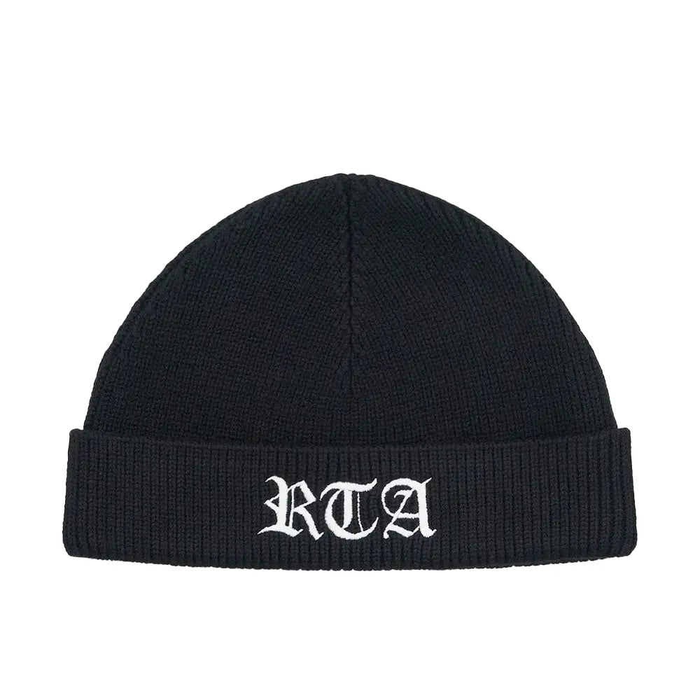 RtA Zion Beanie 'Black Old English Cross' – TAKOUT®