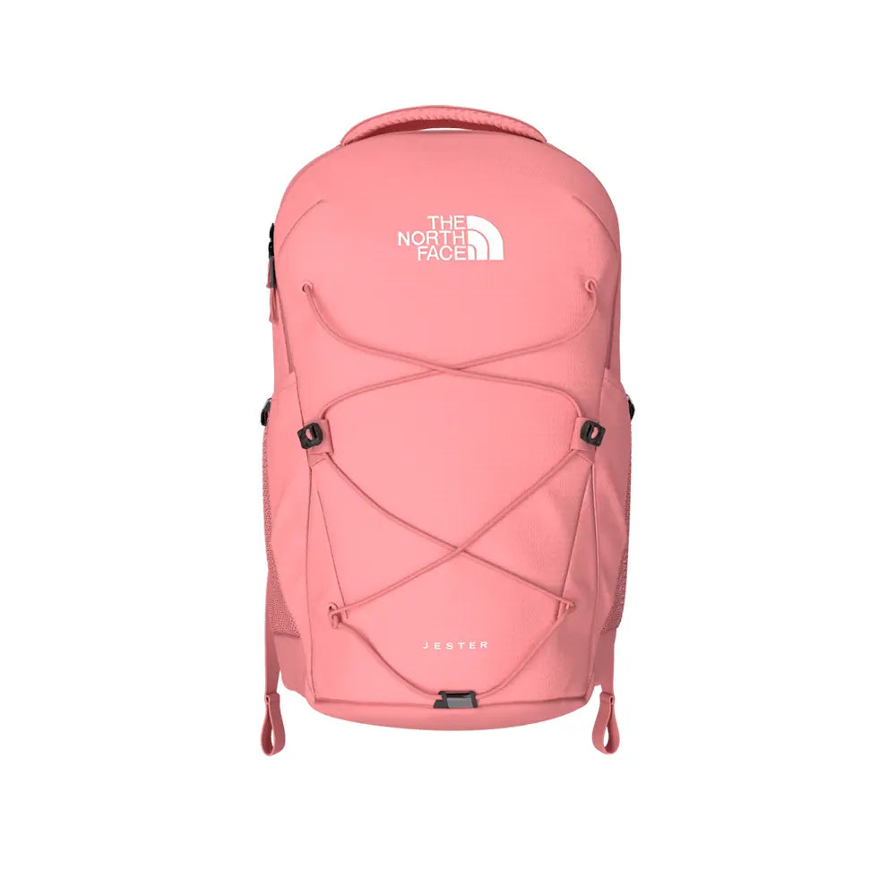 coral north face backpack The North Face Women's Jester Backpack, Coral Crush Light Heather/Coral Crush