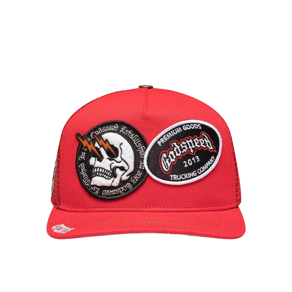 GS Dual Patch Trucker 'Red'