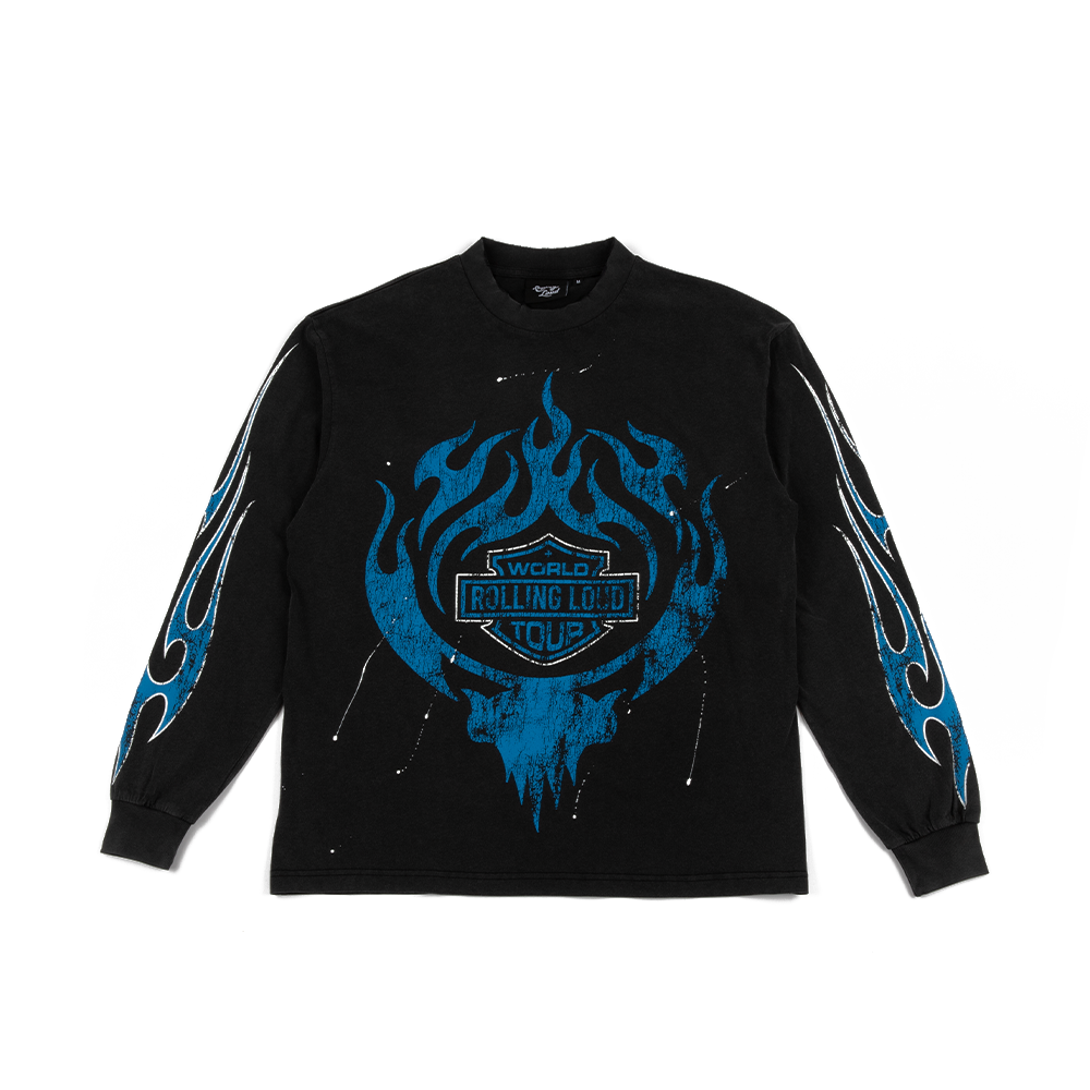 Rolling Loud RL Moto Club Longsleeve 'Washed Black' – TAKOUT®