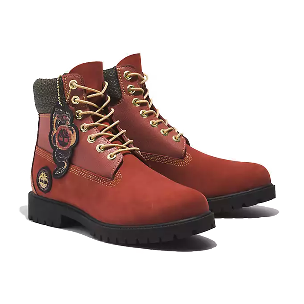 6 Inch Premium "Lunar New Year" Waterproof Boots 'Dark Red Nubuck'