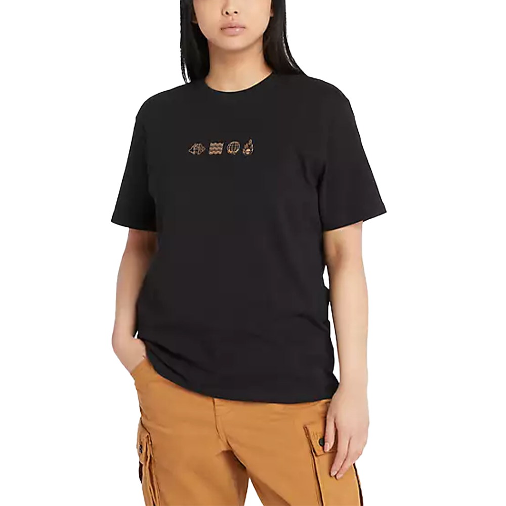 'Lunary New Year 2024' Short-sleeve Graphic Tee 'Black'