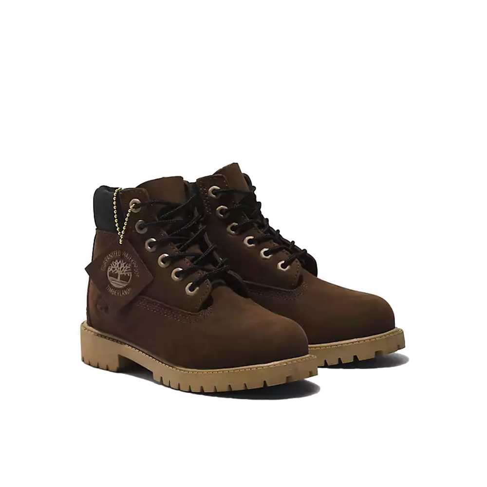 6 Inch Premium Waterproof Boots GS 'Dark Brown Nubuck'