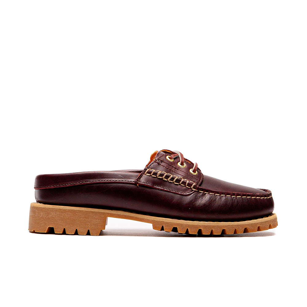 Timberland 3-Eye Mule 'Burgundy Full Grain' – TAKOUT® Timberland 3-Eye Mule 'Burgundy Full Grain' – TAKOUT®