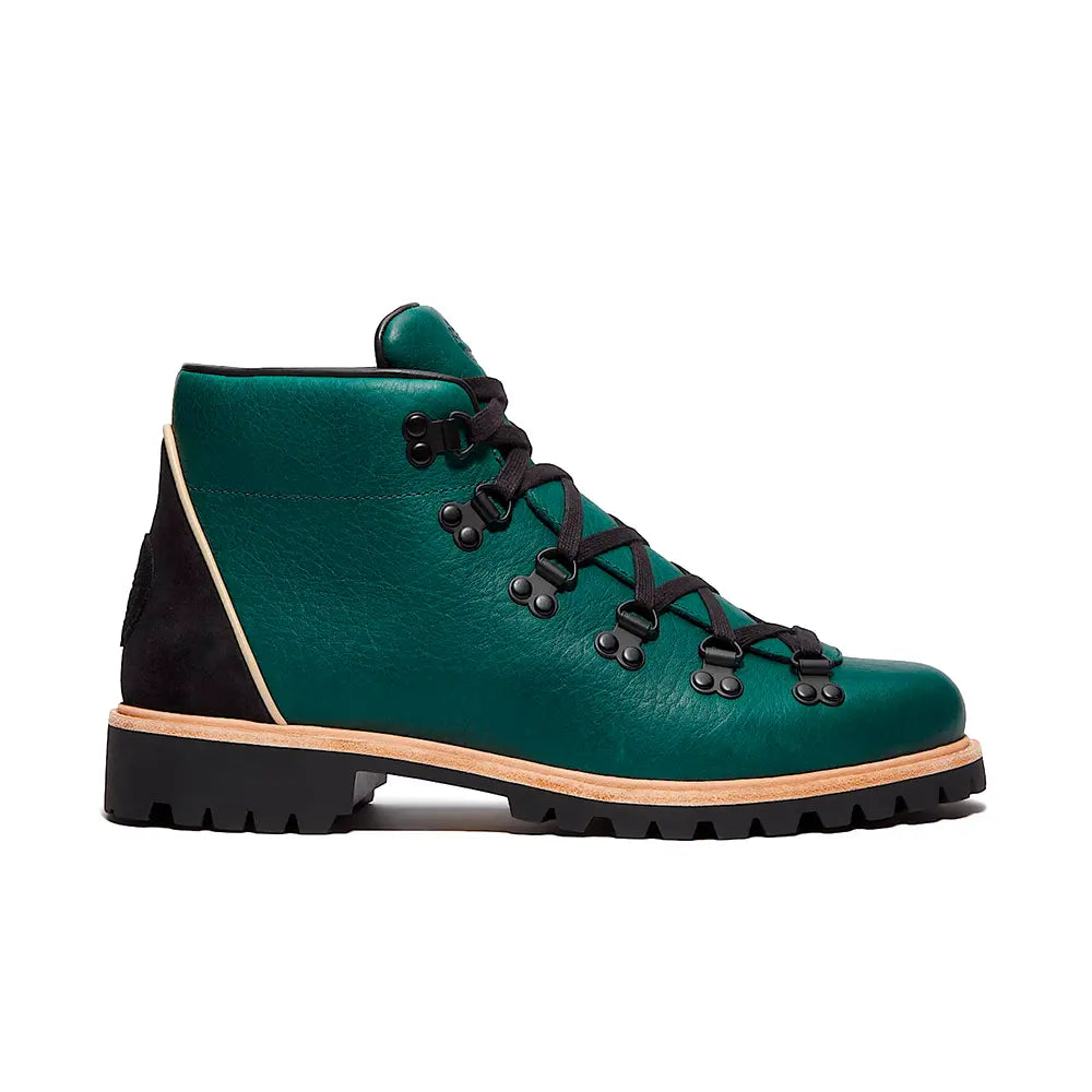Authentic Hike Mid Lace Up Hiking Boot 'Dark Green Full-Grain'