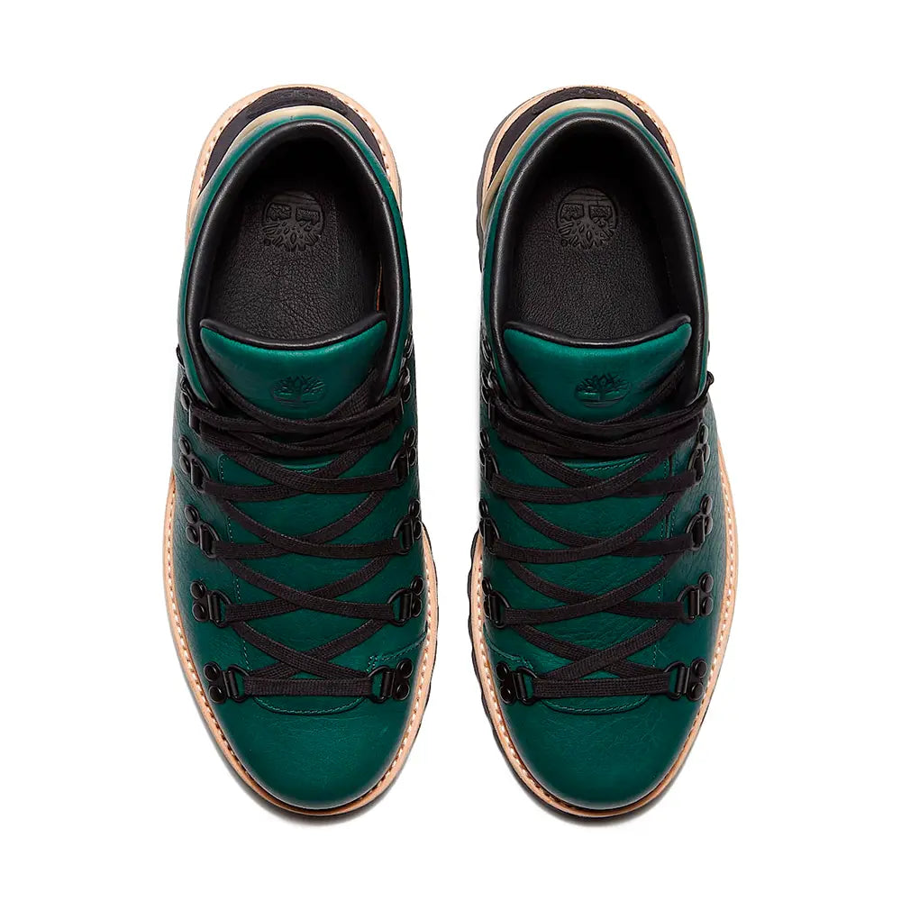 Authentic Hike Mid Lace Up Hiking Boot 'Dark Green Full-Grain'