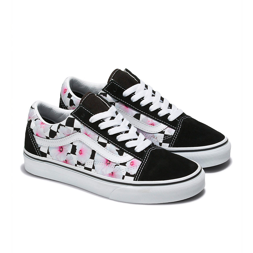 Hibiscus Check Old Skool Shoes 'Black'