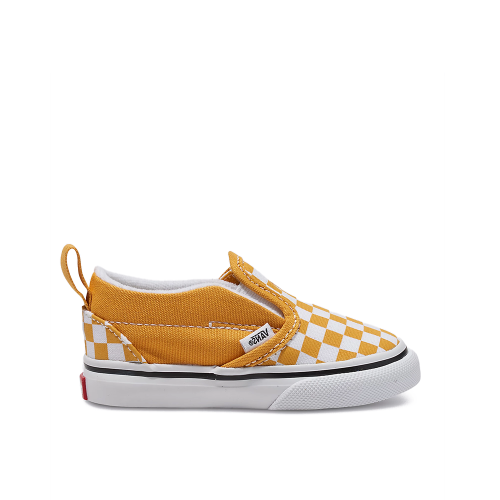 Gold checkered orders vans