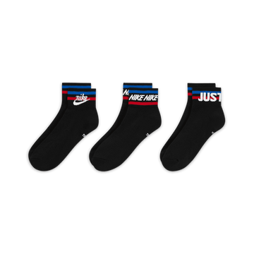 U Everyday Essential Socks 3-Pack 'Black White'