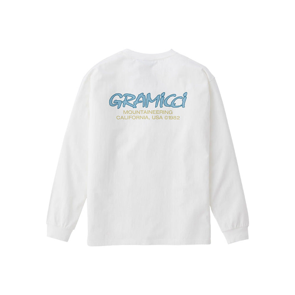 Mountaineering L/S Tee 'White / Blue'