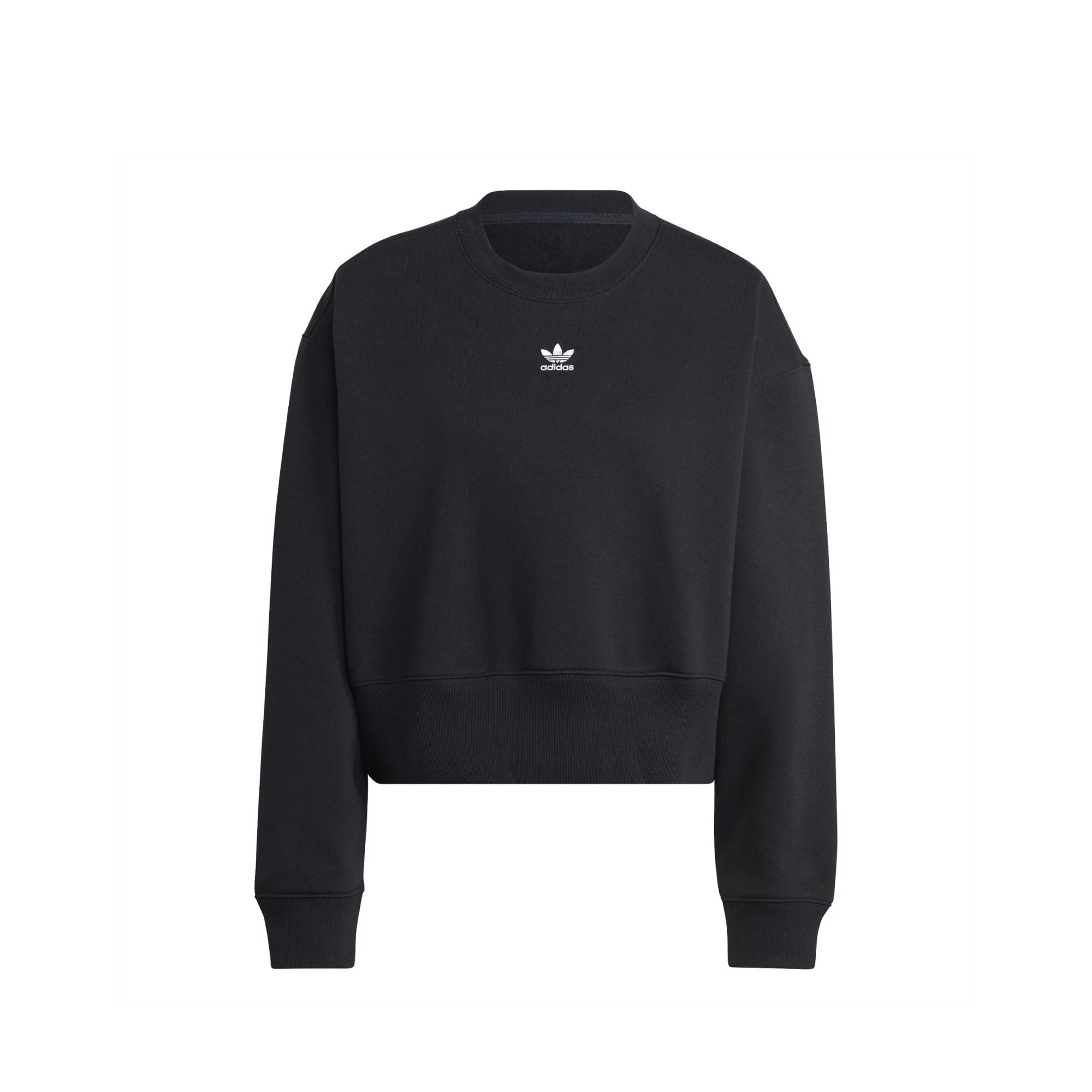 Crew Sweatshirt Essentials \'Black\' W Adicolor adidas