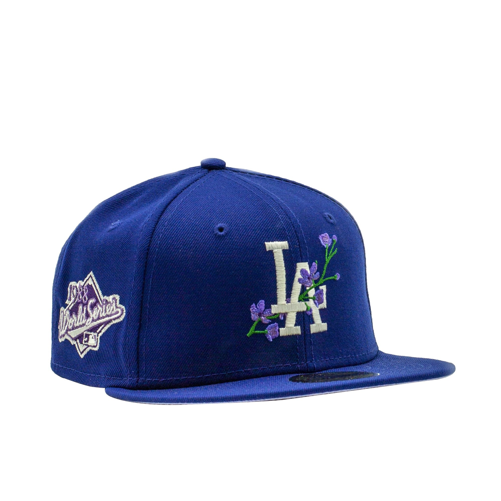 New Era 59FIFTY Fitted Los Angeles Dodgers Swarovski Flag (Dark Royal) 7 3/8