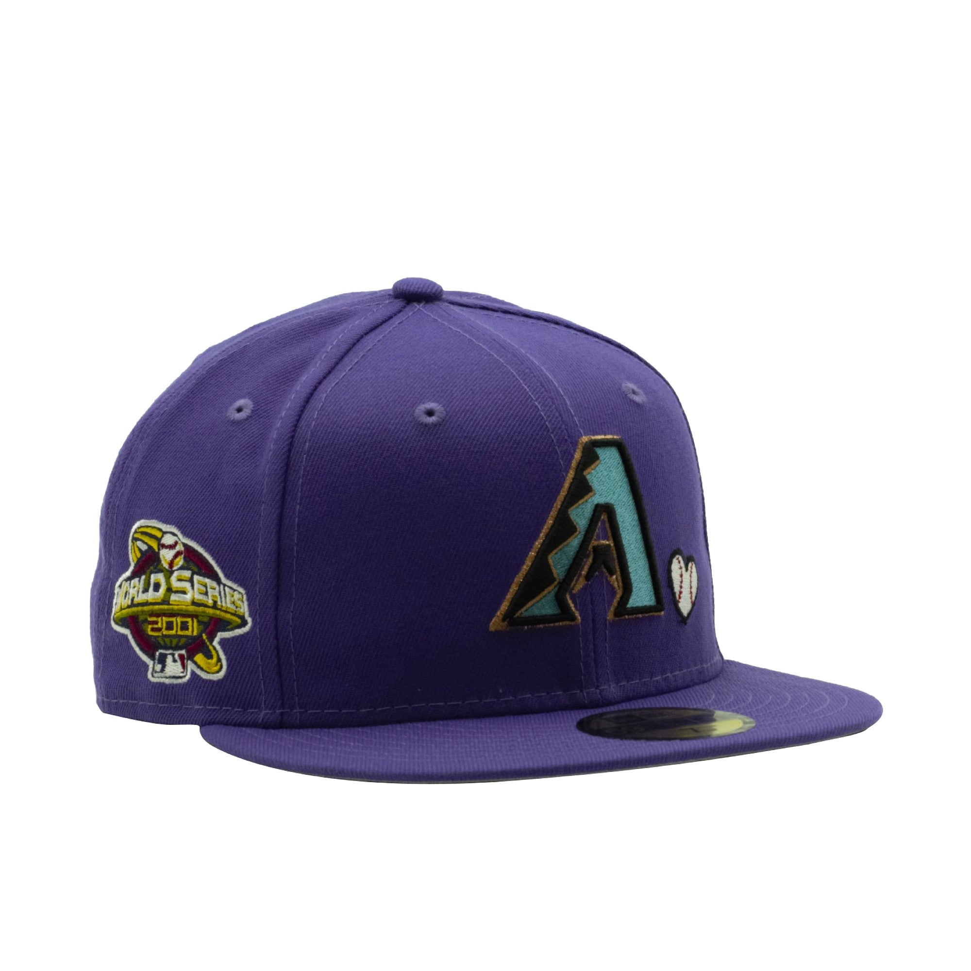 ARIZONA DIAMONDBACKS 2001 WORLD SERIES TEAM HEART 59FIFTY NEW ERA