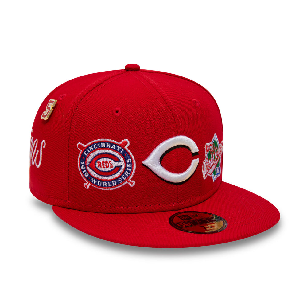 New Era Crown Champs 59FIFTY Cincinnati Reds Fitted Hat 7-1/2
