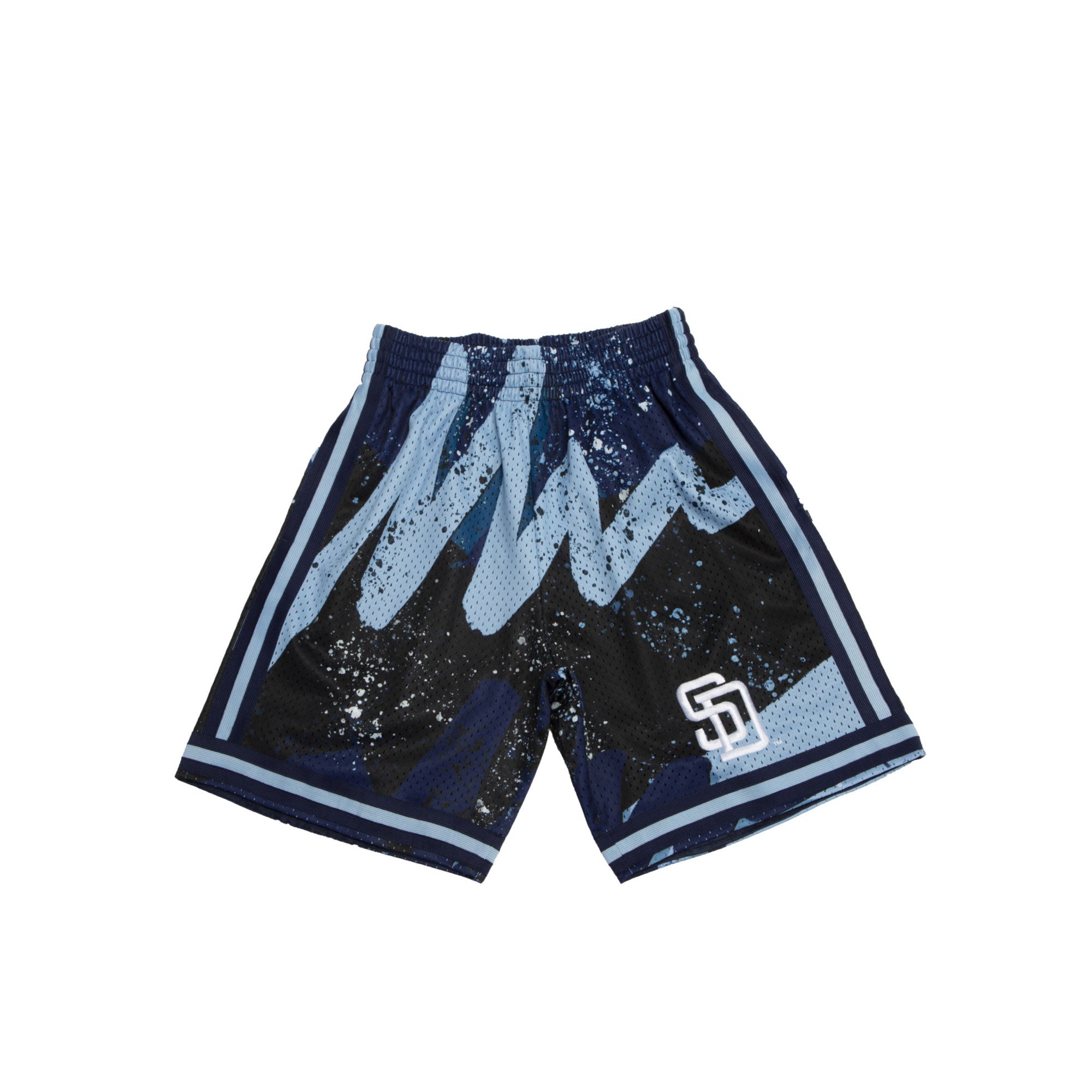 Men's Mitchell & Ness Black San Diego Padres Hyper Hoops Shorts